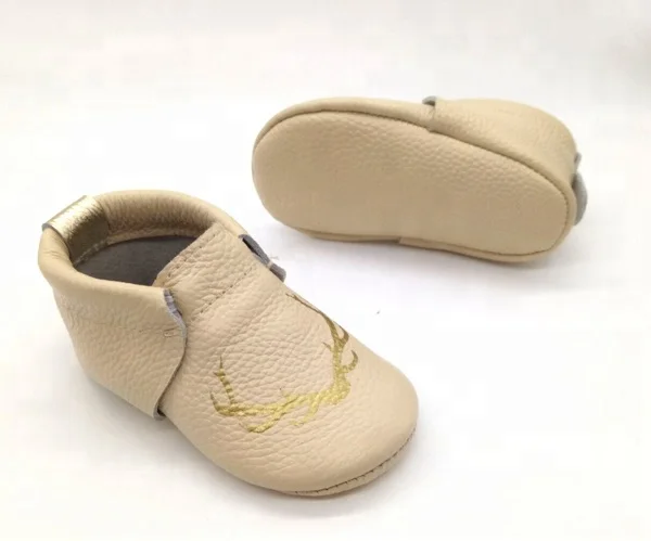  Comfort Moccs Footwear Funny Prewalker Deer Baby Boy Leather Shoes 0 3