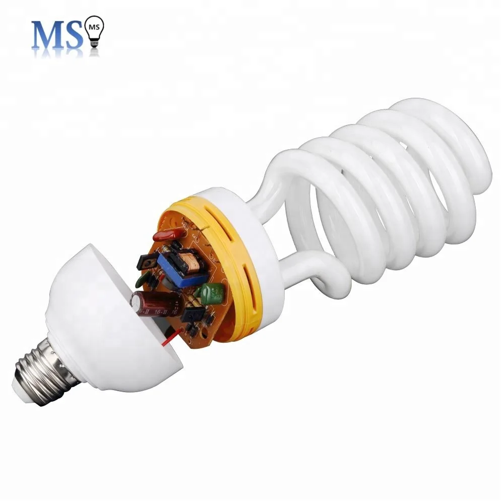 
China 24w half spiral energy saving bulb cfl lamp 