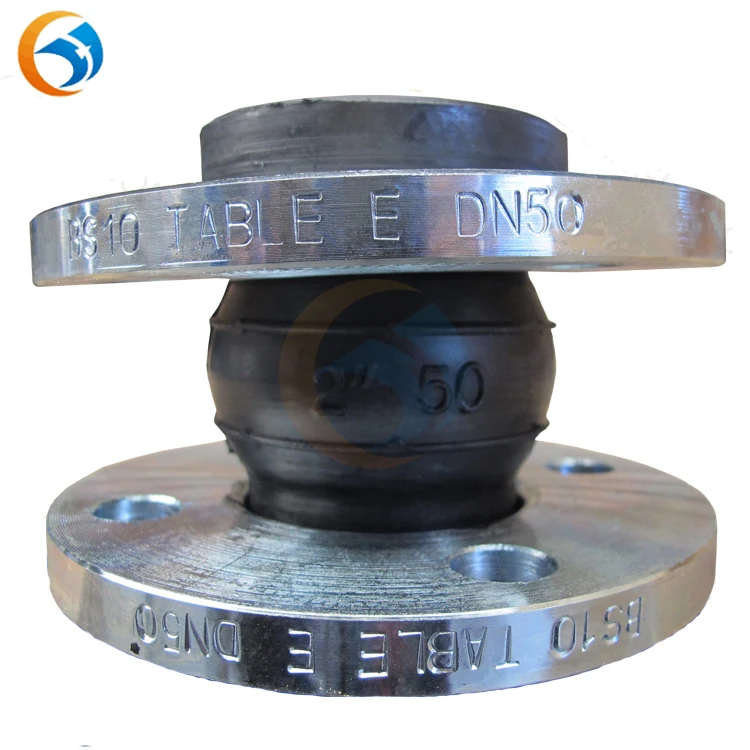 Epdm Rubber Connector Flexible Rubber Coupling with Flange for thermal pipes