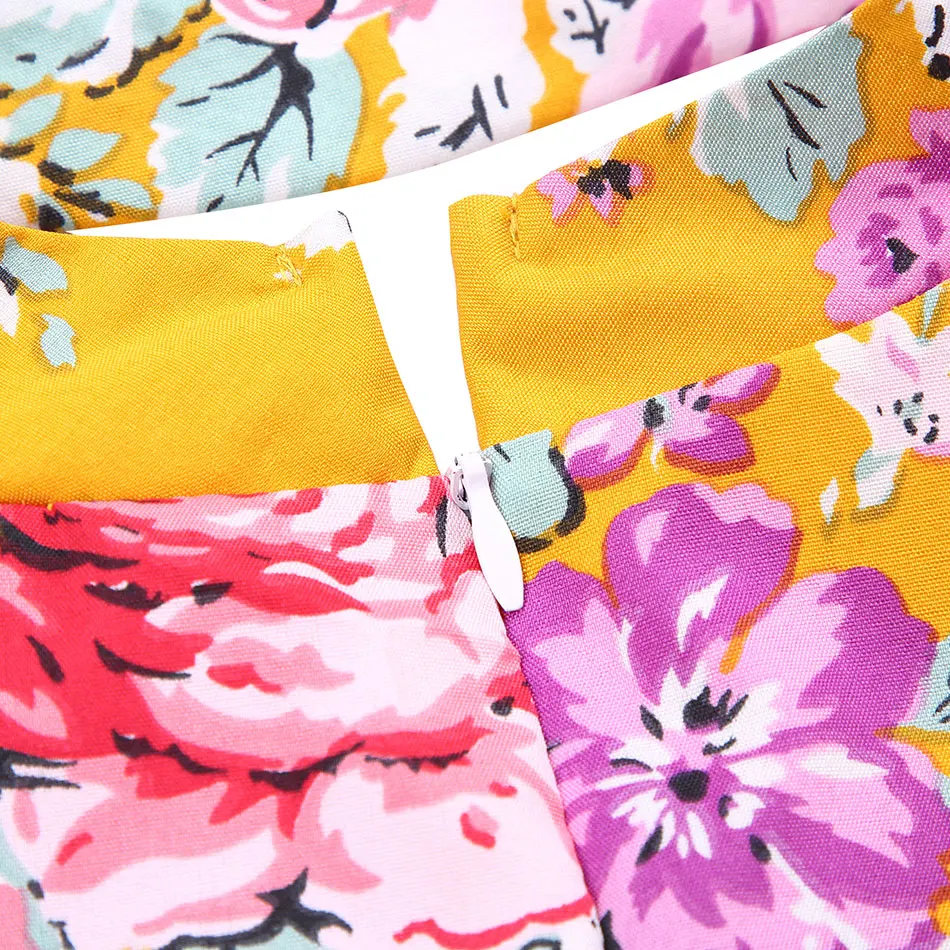 
Toddler Newborn Baby Girls V-neck Flower Printed Baby Girls Top 