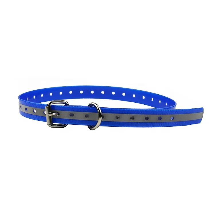 3/4 inch Pet trainer Replacement Reflective TPU training Dog Collar for PET998DB PET998DBB