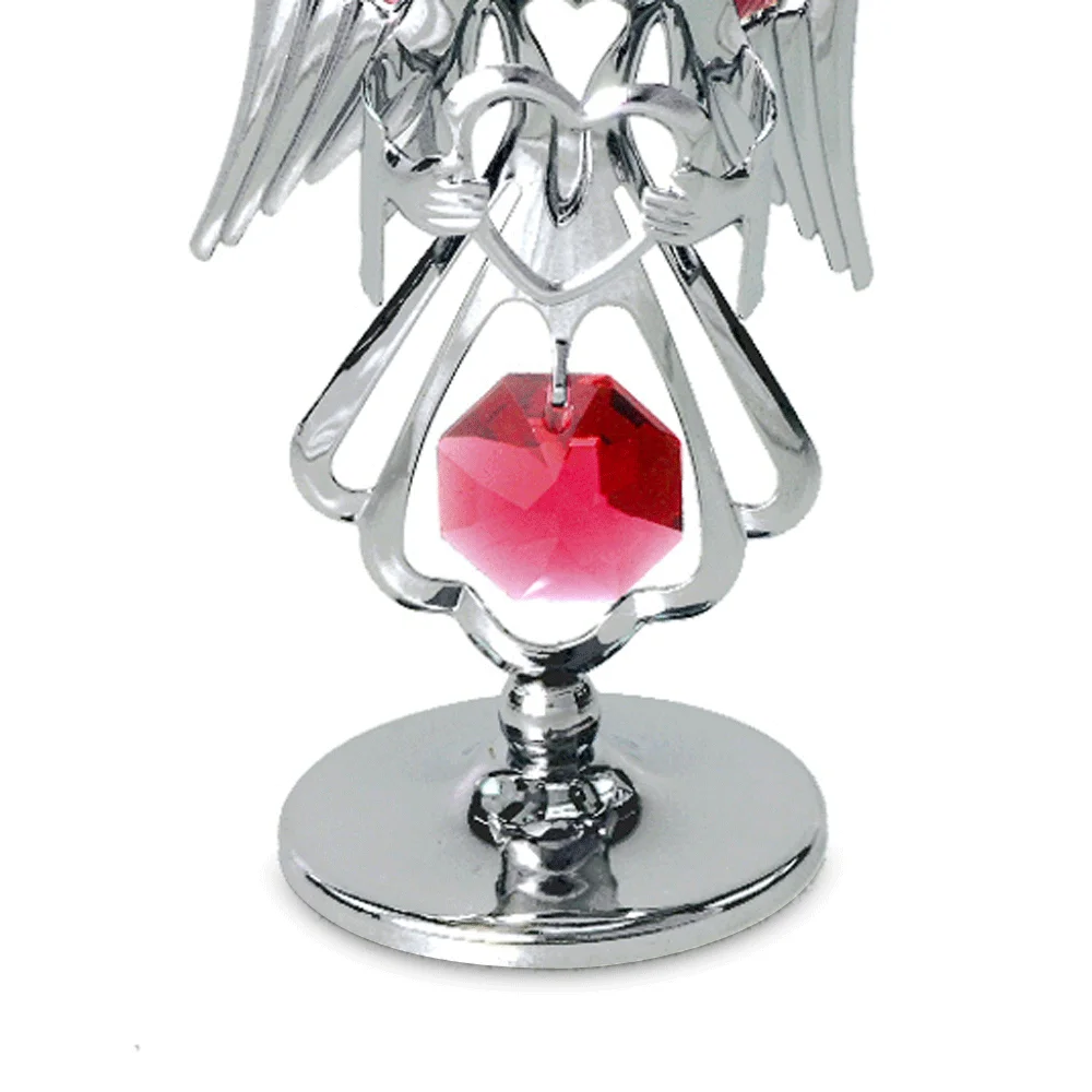 Crystocraft Religious Metal Guardian Angel Figurines with Brilliant Cut Crystals Christening Baptism Communion Souvenir Gifts
