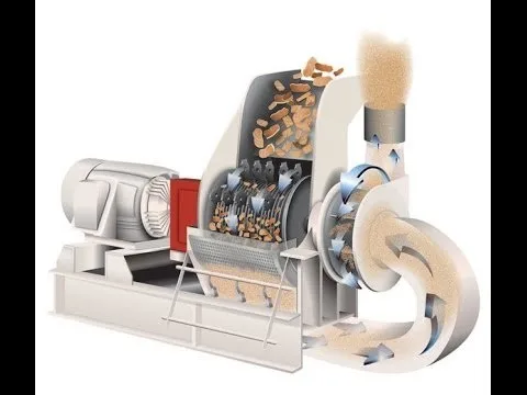 Maple chipper/empty fruit bunch shredder/hammer mill