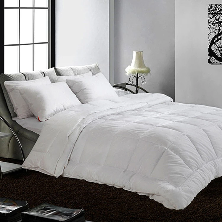 200TC cotton 100% natural cotton filled hotel bed quilt