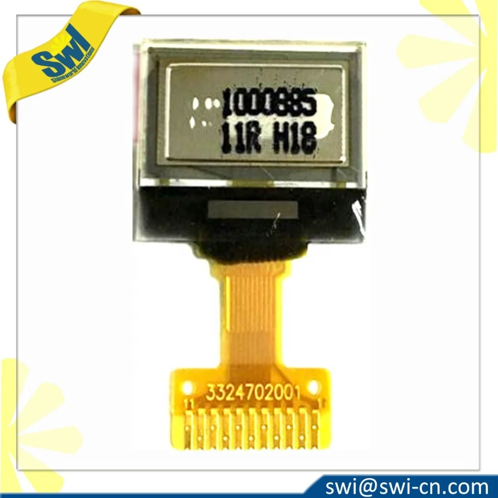 
0.48inch white color small oled display72x32 transparent LCD screen 