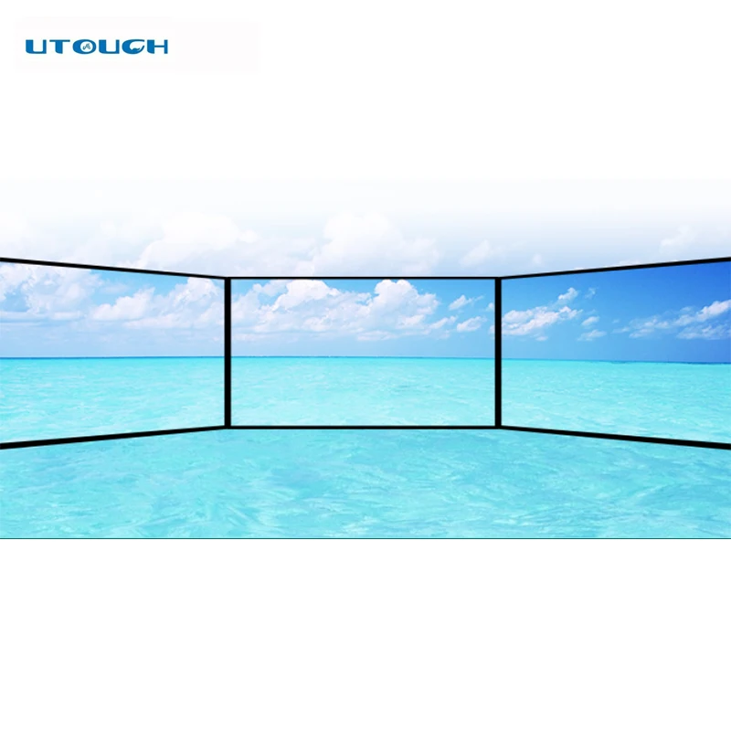 65 inch ultra-narrow 3.5 mm bezel LCD video wall display price