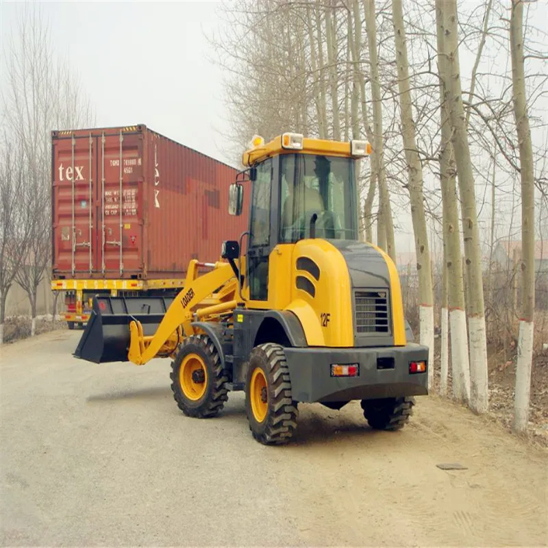 Китайский дешевый мини-погрузчик с шарнирным соединением фронтальный погрузчик ZL12 колесный 4x4