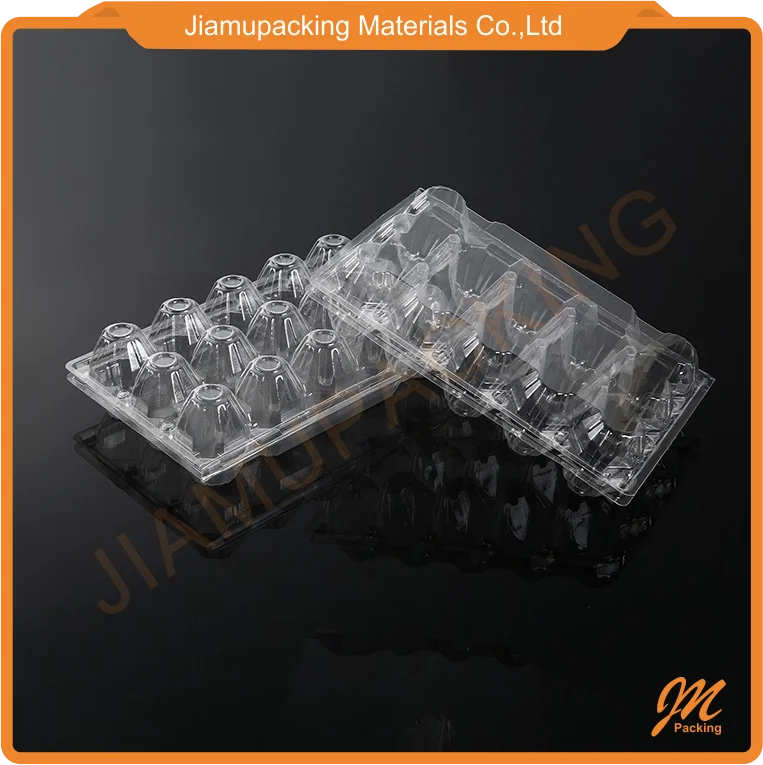 Transparent plastic egg tray mould for display egg and easy to take away
