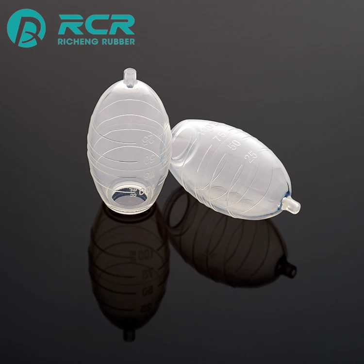 
Customized Disposable high temp silicone negative pressure drainage ball for Medical products 