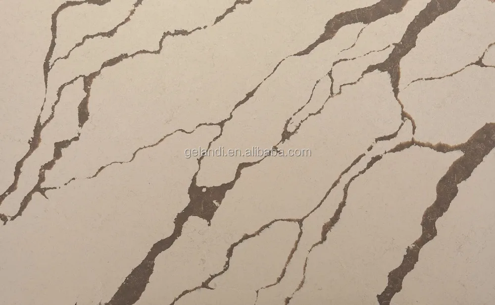 
Chinese factory direct price 20mm-30mm Calacatta high glossy artificial quartz stone 
