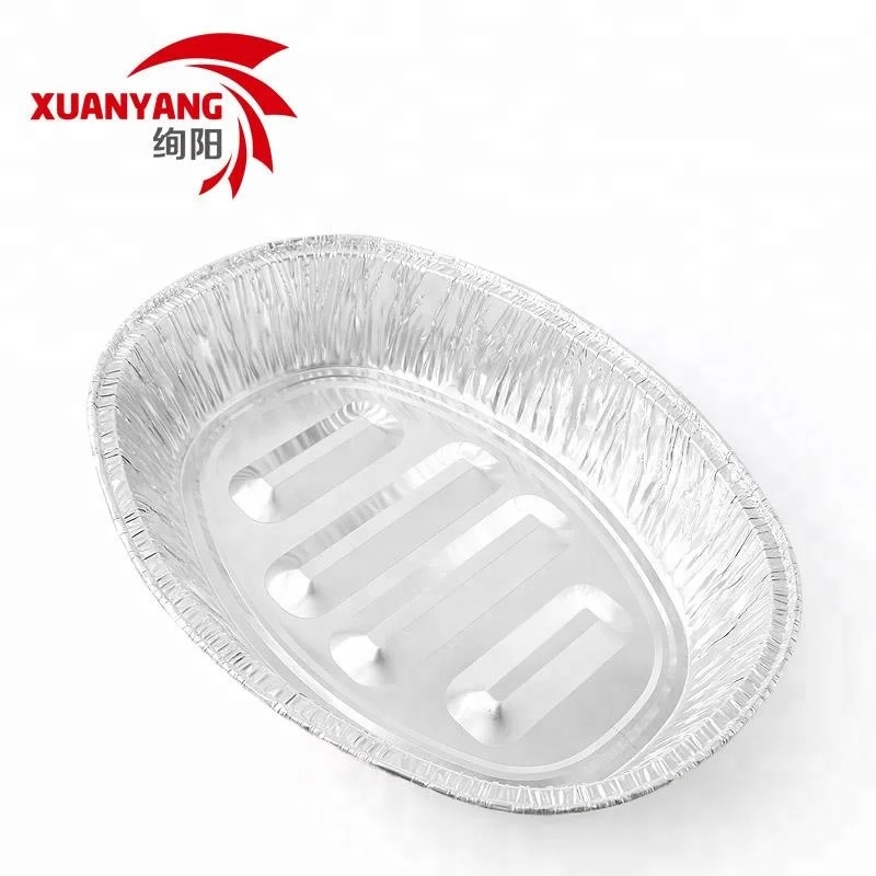 
disposable roasting aluminium foil turkey pan round aluminum foil pan 