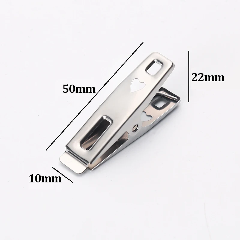Заводская поставка, домашние прищепки для одежды или брюк, прищепки из нержавеющей стали и металлические бумажные карточки, напечатанные 50 мм зажимы для стеганых одеяла