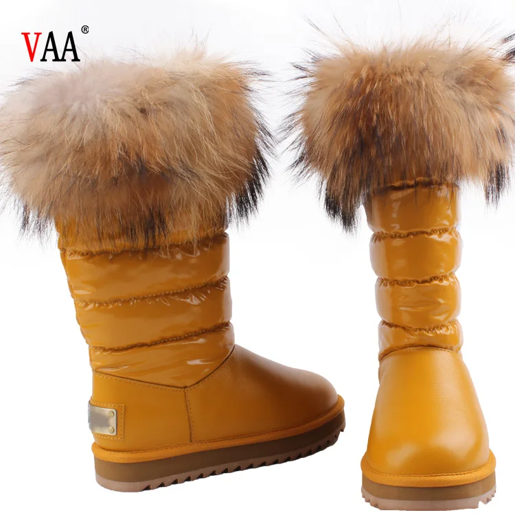 free samples EVA Rubber Leather Winter Snow Women Boots