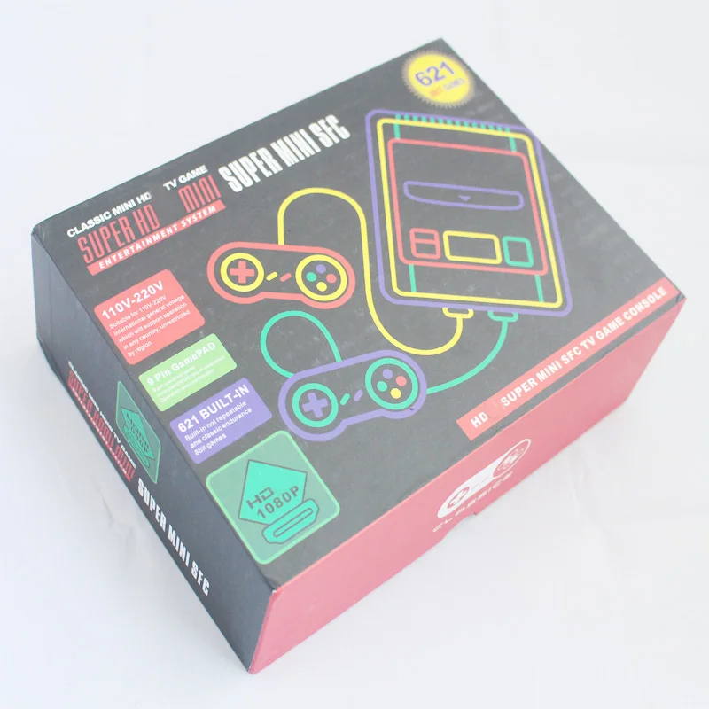 HD 8 Bit Family 4K TV Built- In 621 Classic Games  Retro Video Game Console