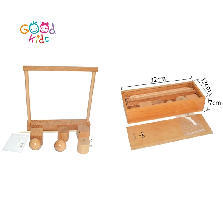 Wooden Educational Toys Kids Learning Material 15 PCS Froebel Gabe Toys
