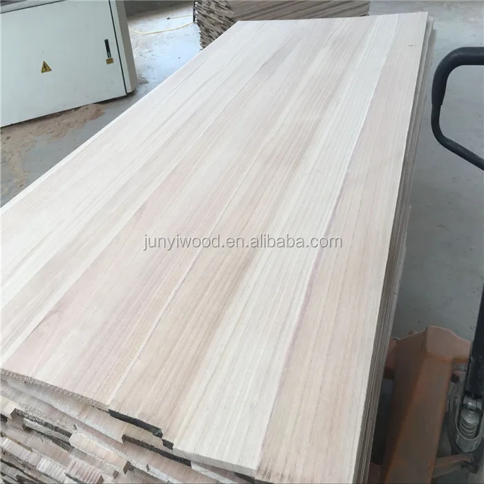 clear smooth surface solid paulownia soft wood lumber