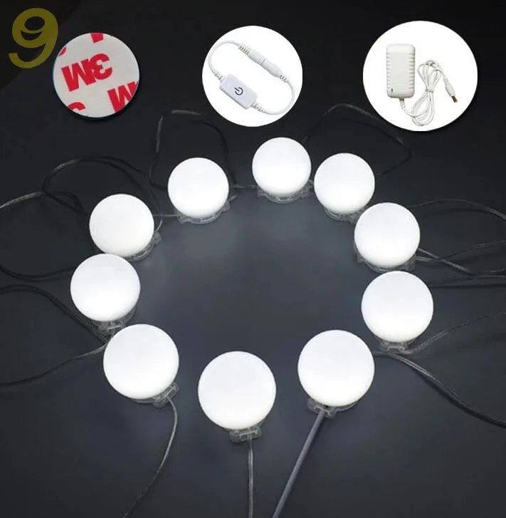 Светодиодный светильник для зеркала туалетного столика IP53 сенсорный диммер светодиодные лампы зеркал ванной