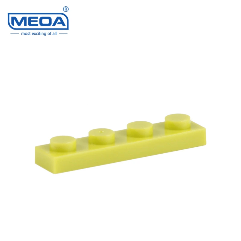 Wholesale Building Blocks Spare Parts 1X4 Bricks Assembly Kit 4 hole Blocks Parts MOC Creator Bricks Particle DIY Toys