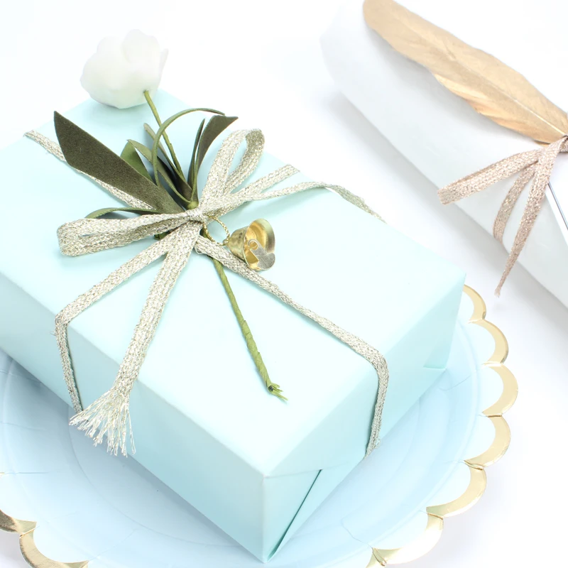 
Wholesale 8mm Korean Flash Cord Roll Multi Colors Gift Packaging Rope 