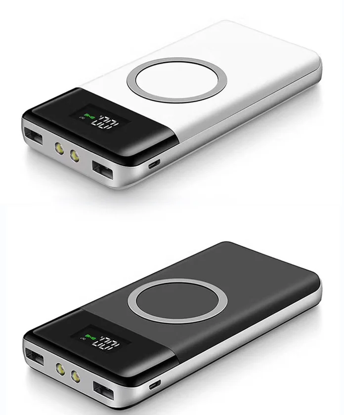
2021 the most popular mobile 10000mAh fast wireless charger power bank 10w for iphone 