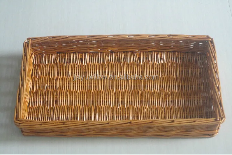 handmade wicker fruit basket bread wicker display basket wholesale