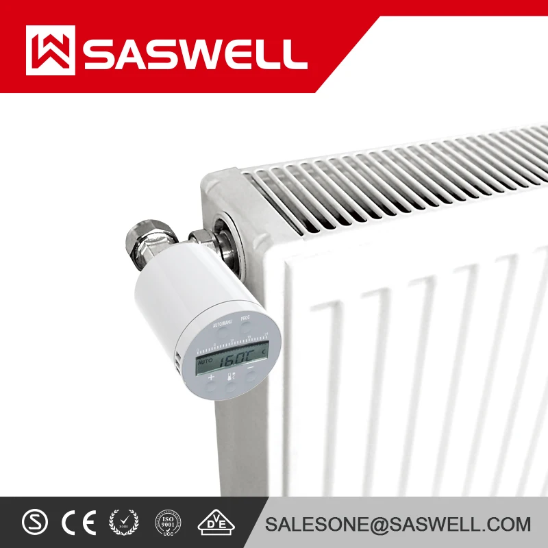 China supplier Zigbee programmable TRV for radiator thermostatic radiator controller, wifi radiator controller