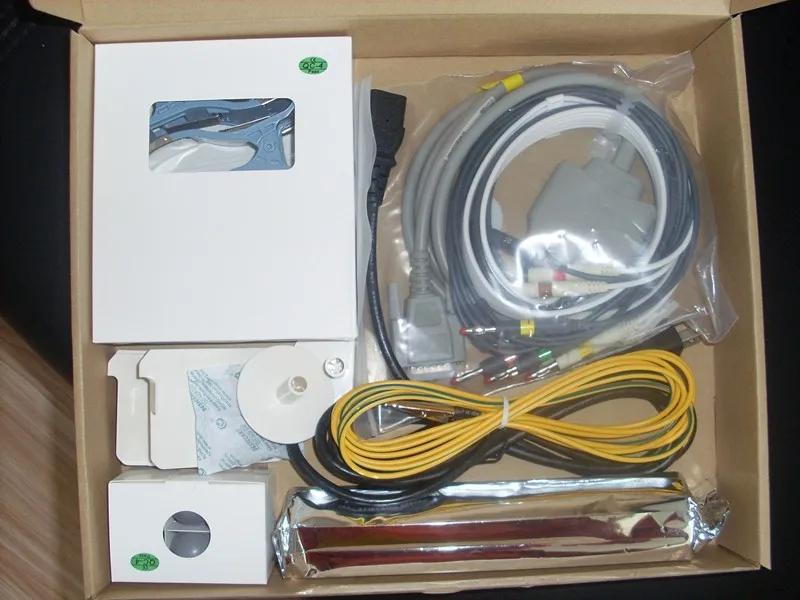 Электрокардиограф ECG SUN-8121 CE ISO, 12 каналов, 12 свинцовых li-ion, оборудование для патологического анализа, электричество