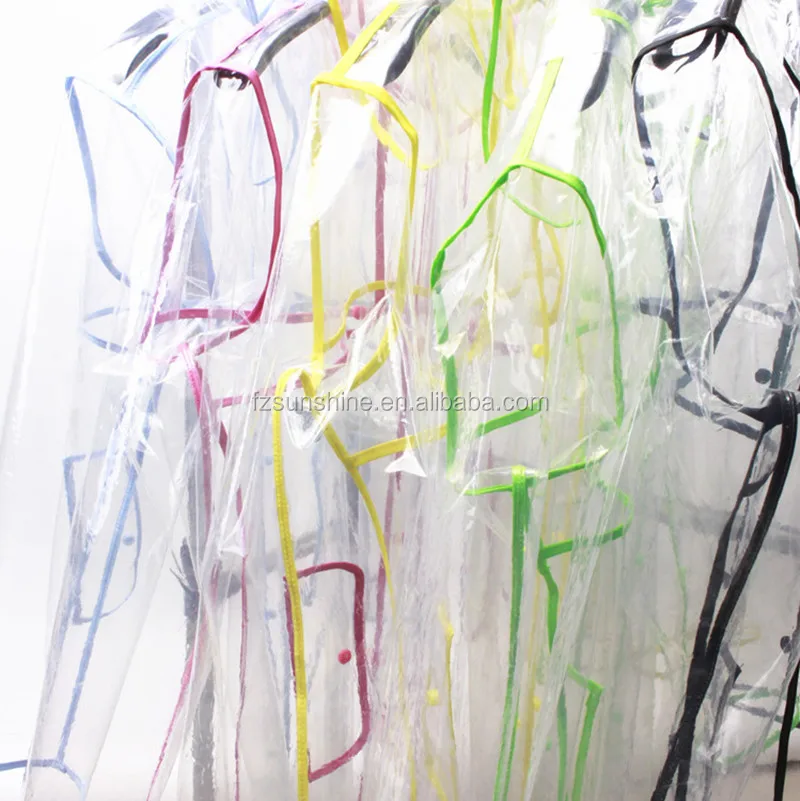 2022 Hot Sale ECO Friendly Long Style Hooded Full Length EVA Transparent Raincoat