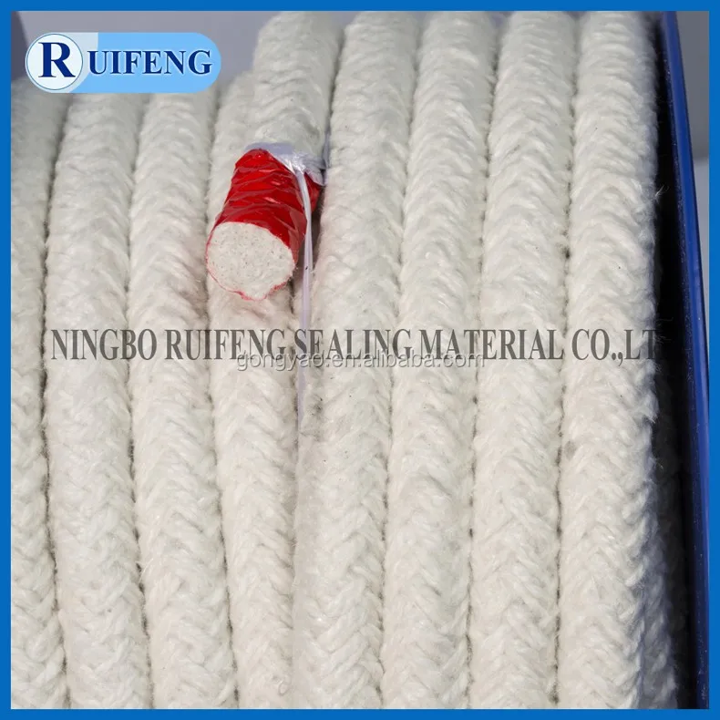 3mm~50mm for Ceramic fiber twist rope with high denisty