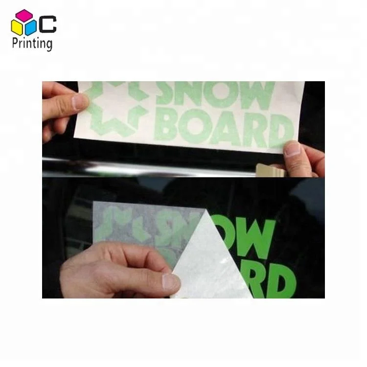 Fashion funny cheap custom die cut vinyl  car windshield sticker