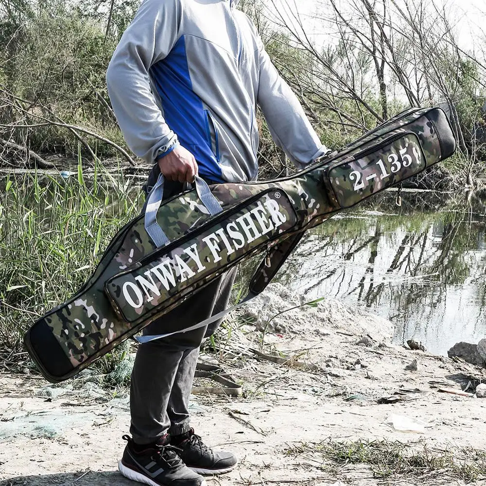 1,35 м портативный водонепроницаемый чехол для рыболовных снастей сумка для удочки нейлоновая сумка для рыбалки