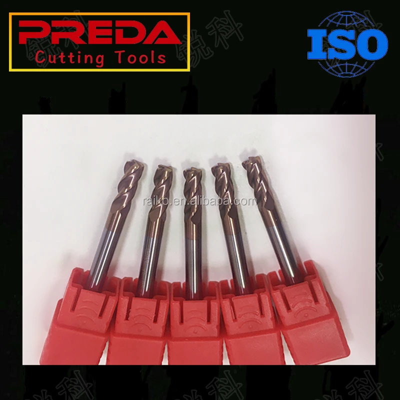 HRC55 Cheap Corner Carbide Radius End Mill for Cutting CNC Machinery Tools