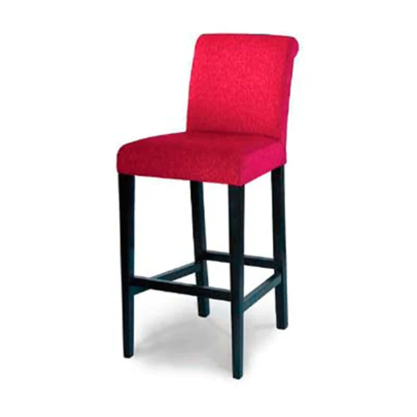 Custom Made Bar Furniture Red Fabric Stool Cafe Restaurant Bar Chair BC-013