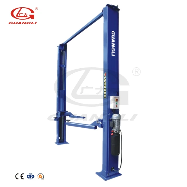 
Clear floor 2 post car hoist for workshop 