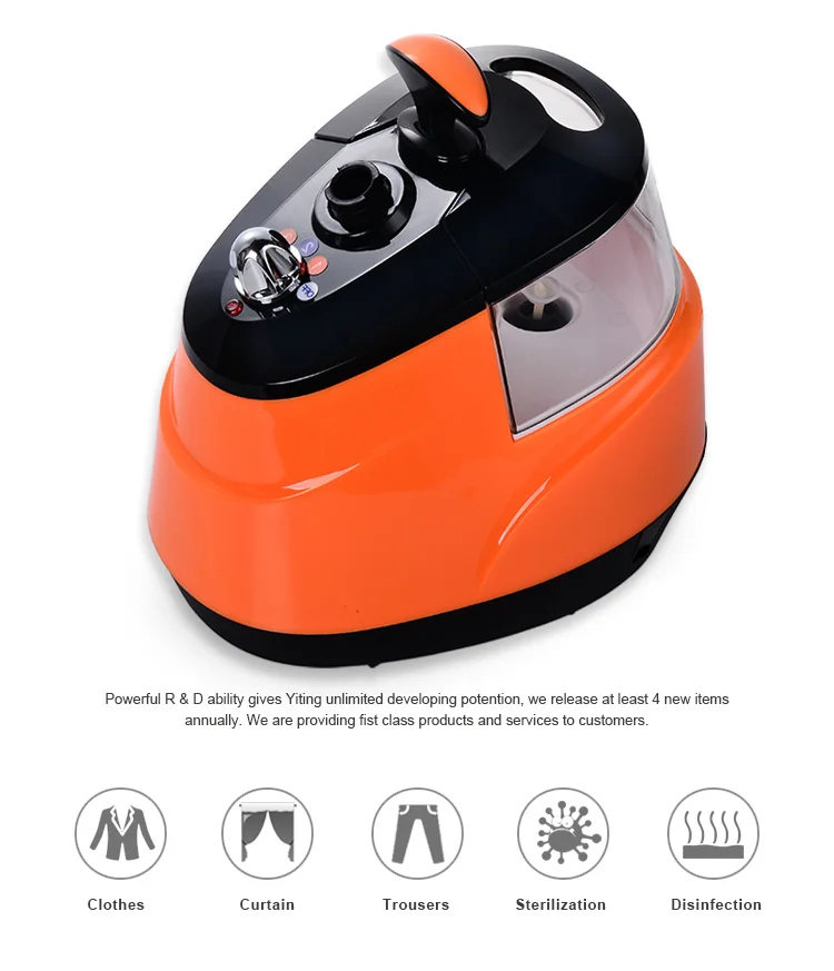 Professional ironing equipment 2000W best commercial strong garment fabric steamer