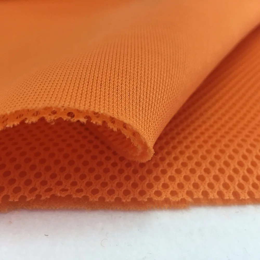 
100 polyester 3d net fabric breathable eco-friendly 3d air mesh fabric for home textile 