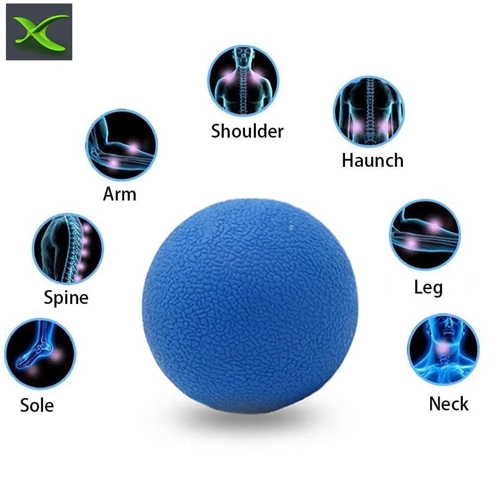 
Odorless no smell vulcanized rubber inject molded hard solid round high bouncing massage ball Lacrosse ball Pet dog toy ball 