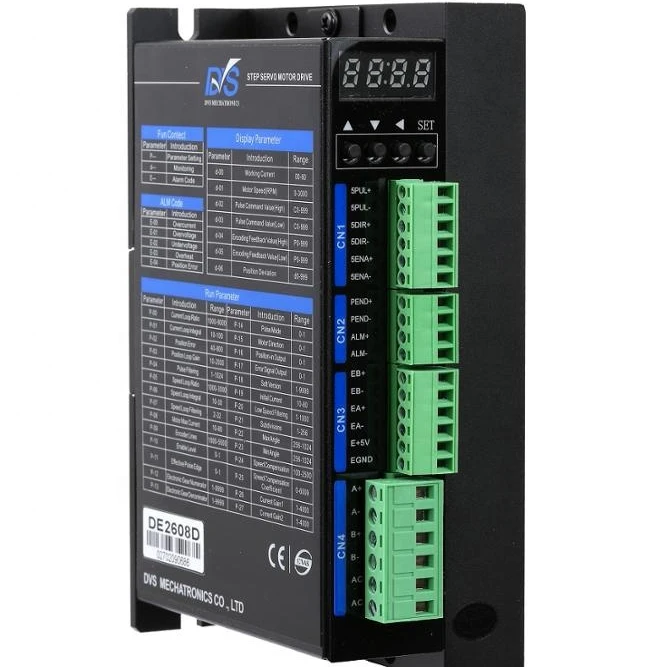 factory direct sale 6A 80vac easy servo drive with led display