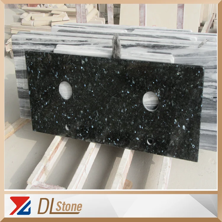 Island Natural Stone Slab Emerald Pearl Granite Slab Kitchen Bathroom Countertop