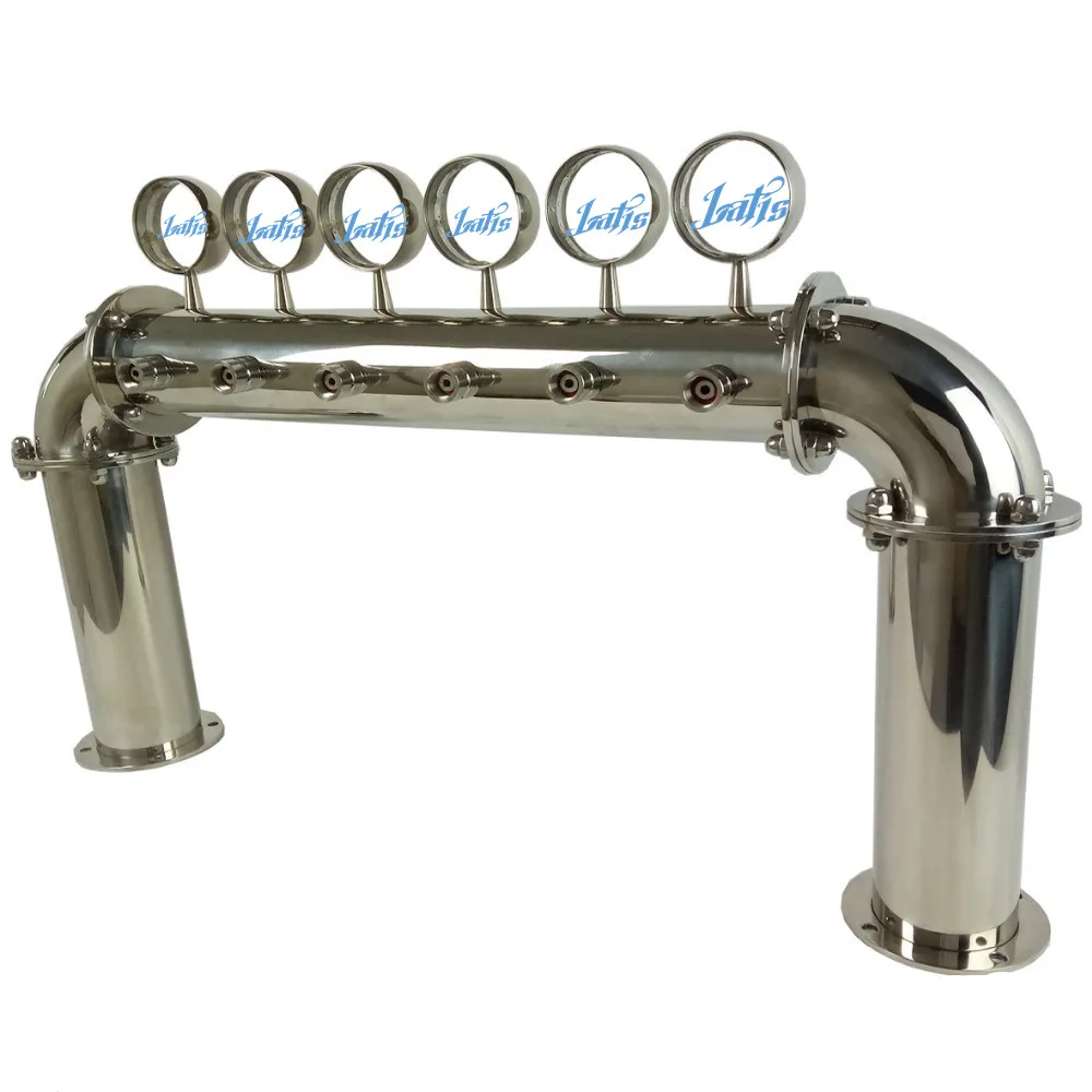 Stainless Steel r Beer Kegerator Beer Dispenser Tower