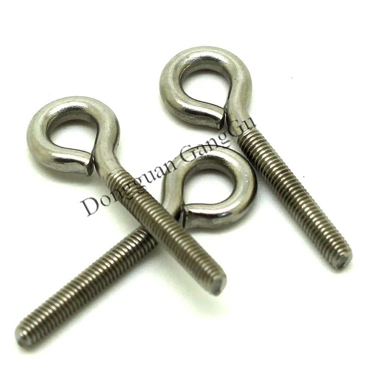 Dongguan Stainless Steel Machine Thread Eye Screw Hook M6