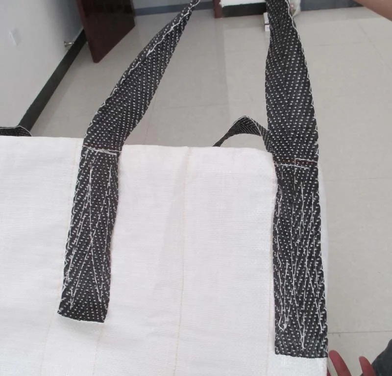PP fibc bulk container sand bag with over-locking sewing stack a layers high UV treated resistance sunshine