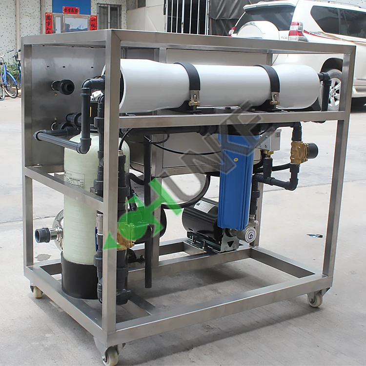 Sea Water Purifiers for Home 2TPD Distillation Equipment Small RO Seawater Desalination Plant for Ship