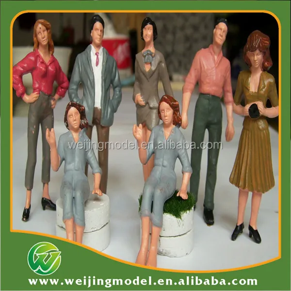 2016 hotsale 76mm 1/25 plastic scale model human figure