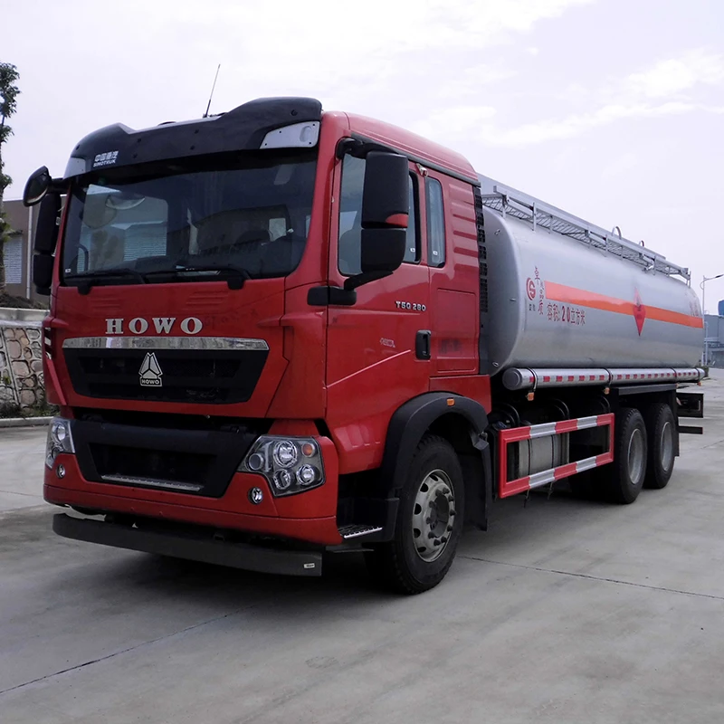 Sinotruk Howo 6x4 20000 Liters Oil Tank Truck Capacity Fuel Tanker Truck for sale