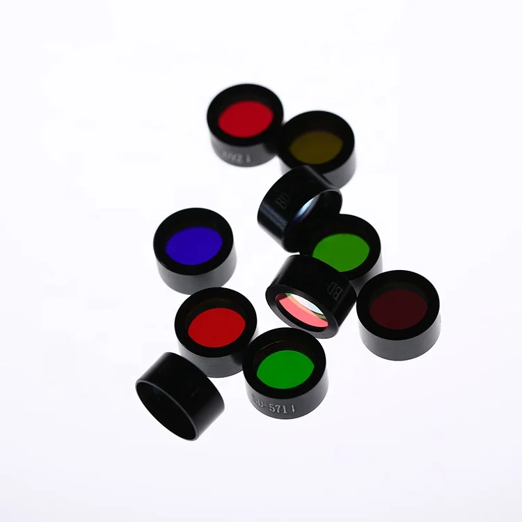 Narrow band pass interference color 530nm optical glass filters