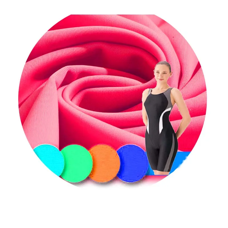 Низкий минимальный заказ очки с металлической оправой из лайкры производитель 82% polyamide18 % спандекс, тянущаяся в 4 направлениях, 190 для 200gsm купальники ткань для печати и сплошной цвет ткани OEM