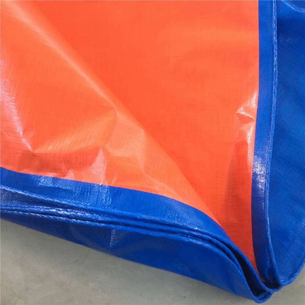 Factory High Quality 120GSM Tarpaulin Widely Used PE Coated Waterproof Truck Car Cover Plastic Sheets