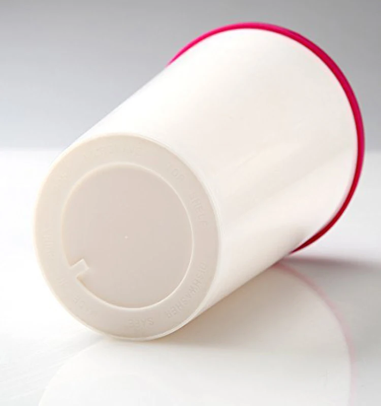 Logo Customized 12oz Double Wall Plastic Travel Mug