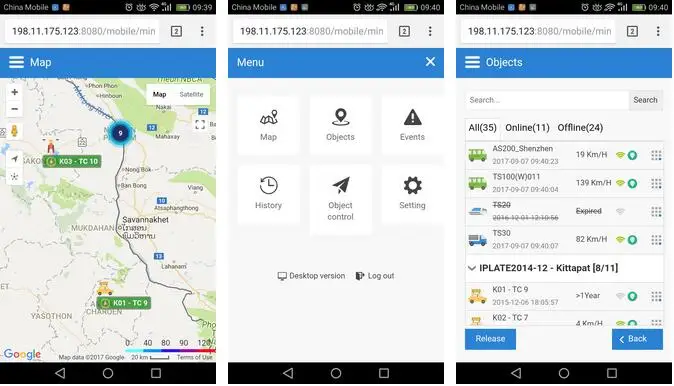 Профессиональный gps-трекер gt06 с программным обеспечением онлайн-веб-платформой и приложениями android ios